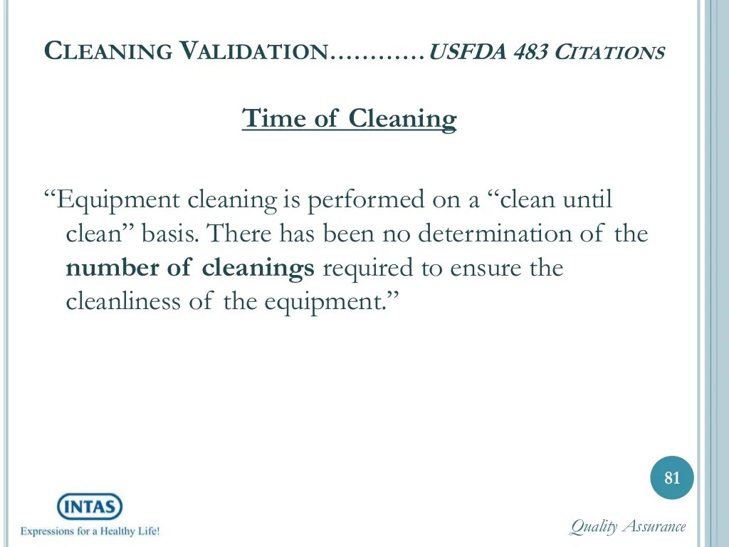 Cleaning validation a complete know how