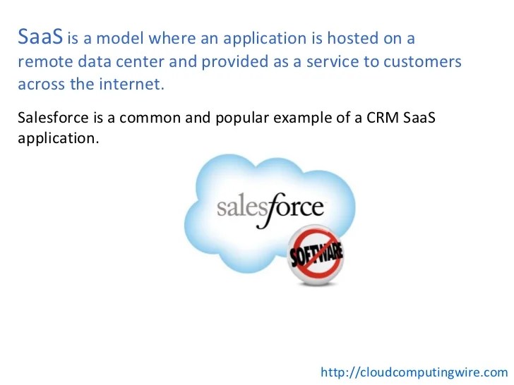 8 Cloud Software as a Service Examples