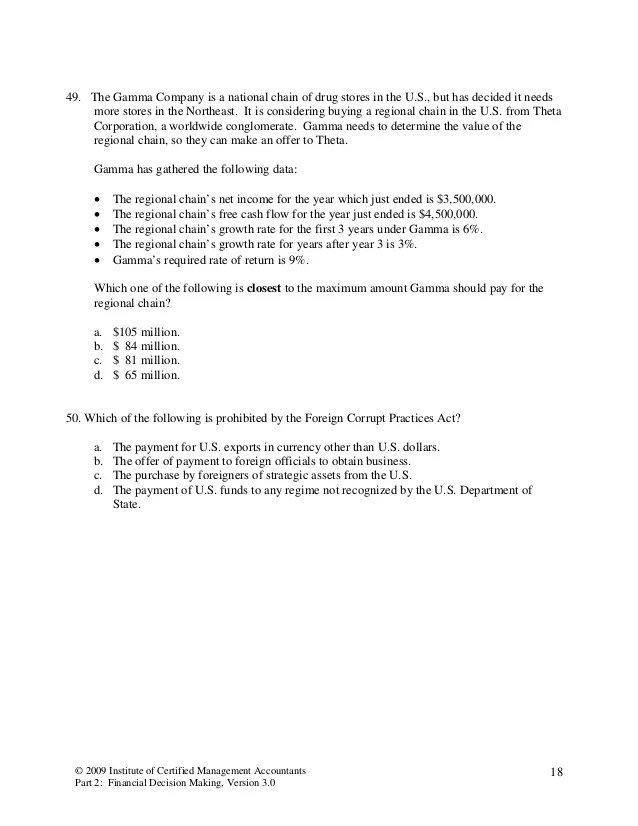 Cmas Practice Test Printable(03)