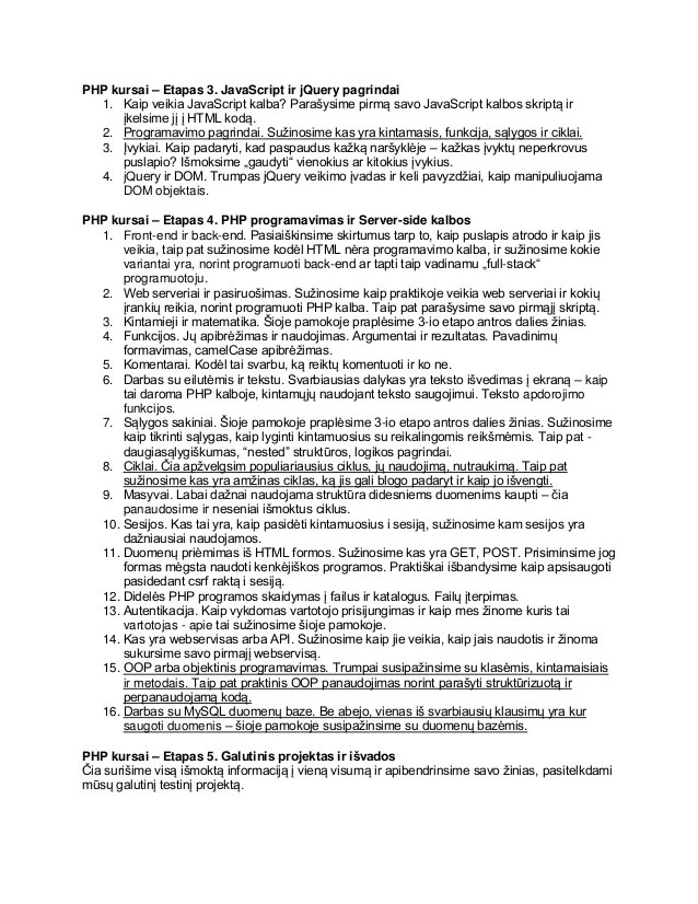 Code academy phpkursųprograma