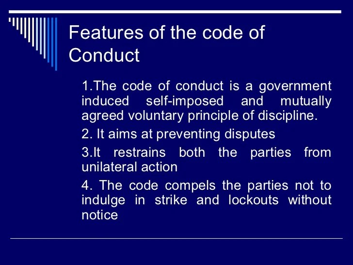 Code of conduct