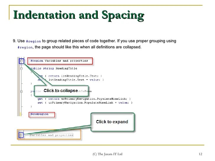 Coding Best Practices