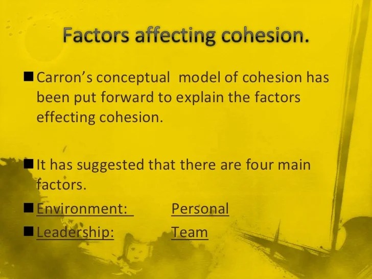 Cohesion factors(3).