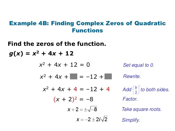Complex numbers