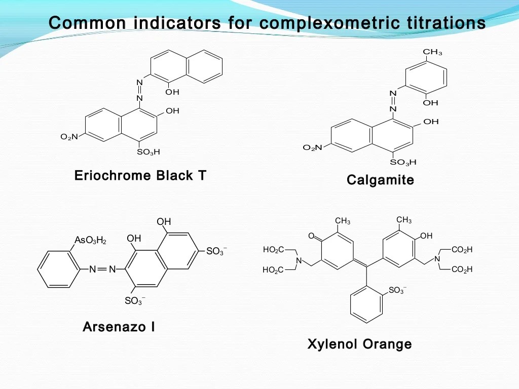 Complexometric titrations