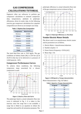 Gas Compressor Calculations Tutorial | PDF