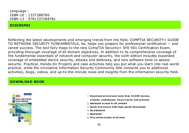 About For Books Comptia Security+ Guide to Network Security Fundamen…