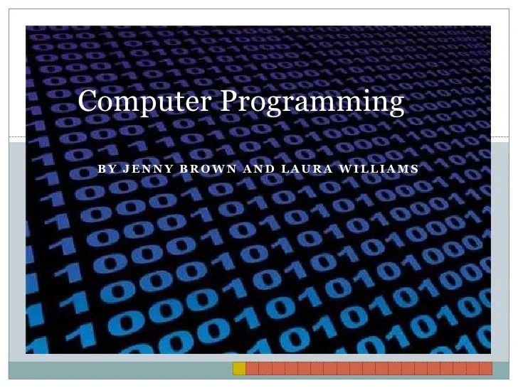 Computer programming project 15sec