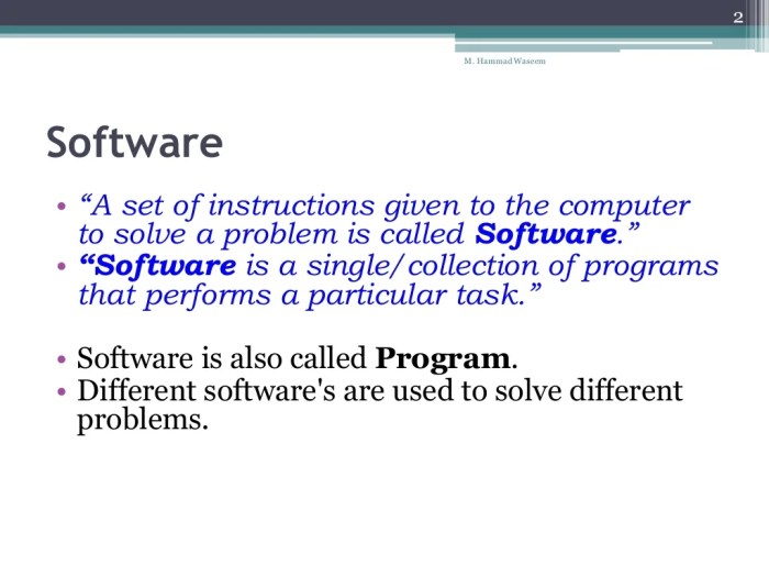 Types of Computer Software, Systems Software, Application Software Types of Computer Software, Systems Software, Application Software