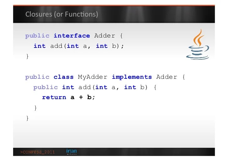 Polyglot Programming CONFESS Polyglot Programming CONFESS