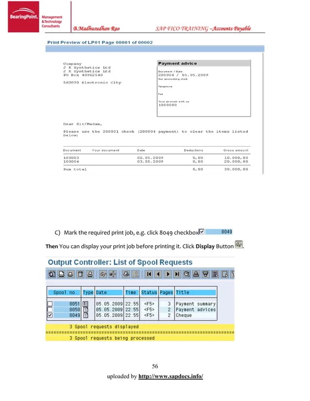 SAP FI AP Configuration & End User Guide