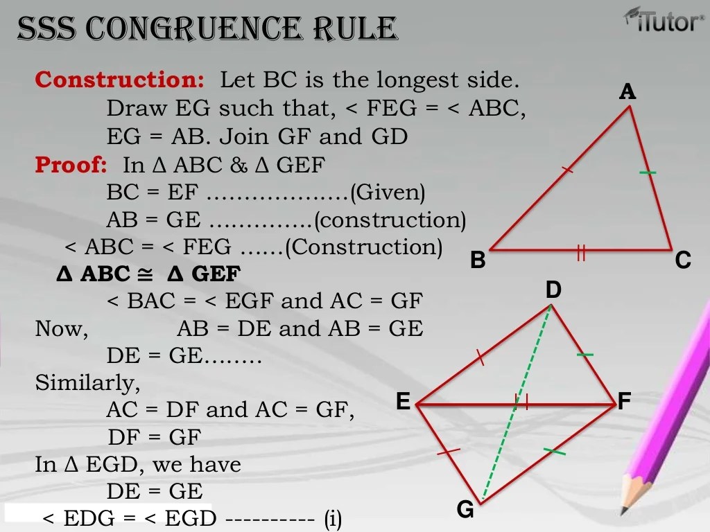 Congruence of Triangle
