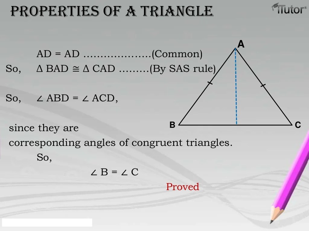 Congruence of Triangle