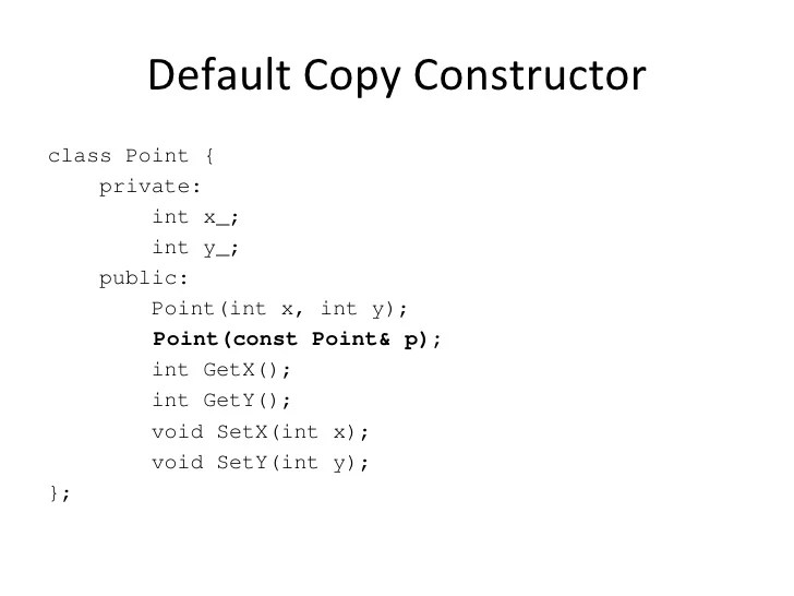 C++ Constructor, Copy Constructor and Assignment operator