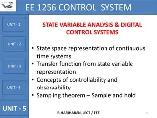 Control system (II-ECE) | PPTX