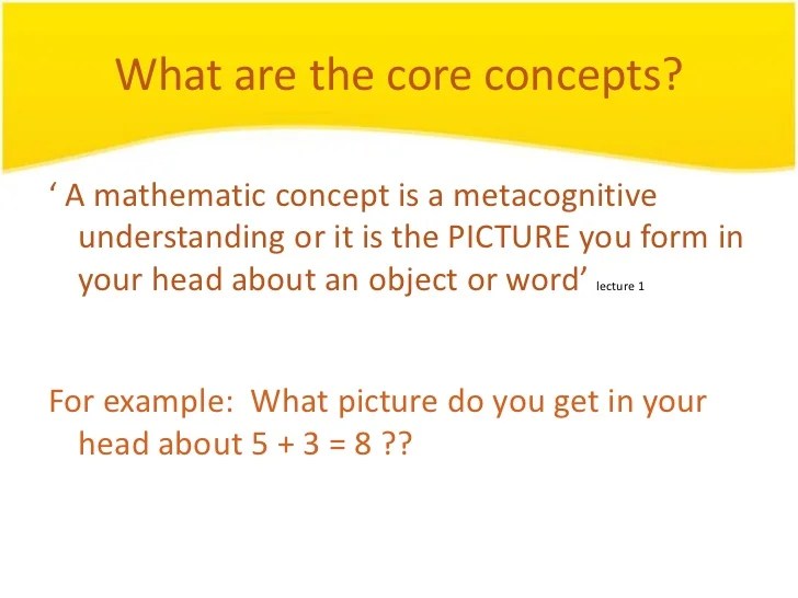 Core concepts