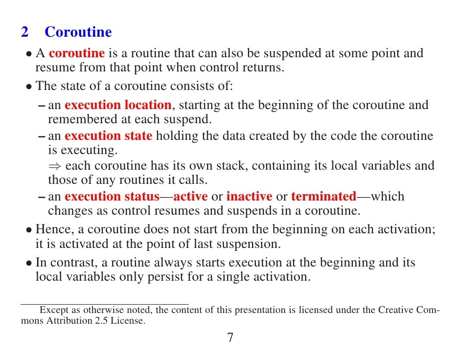 Coroutine (Concurrency)