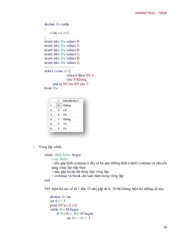 Co so du lieu t sql