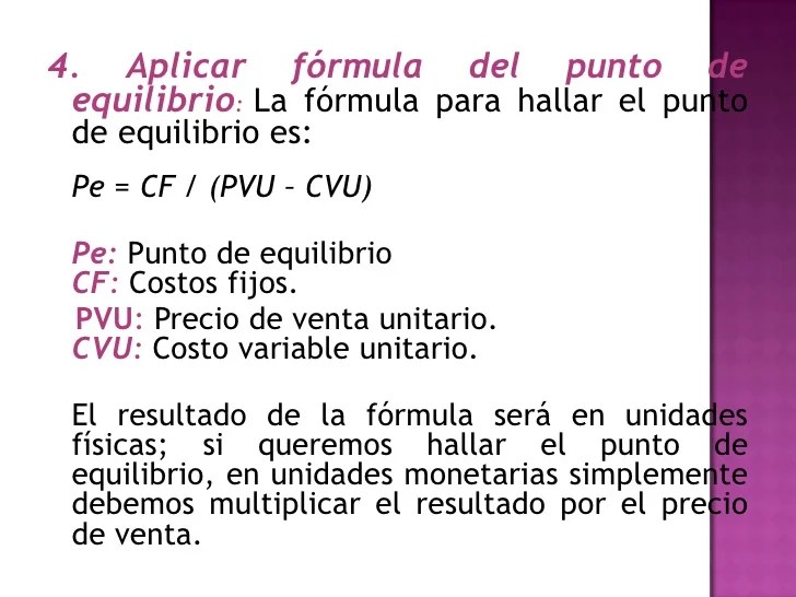 Costos fijos y costos variables