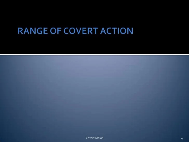Covert action