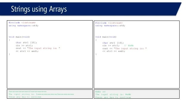 C++ L04Array+String