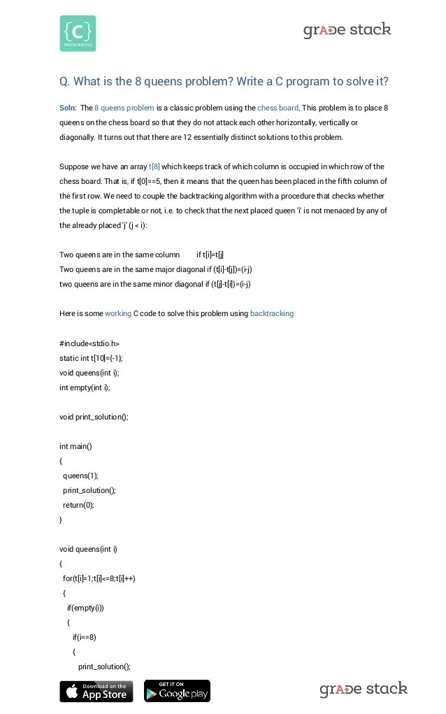 C Programming Interview Questions