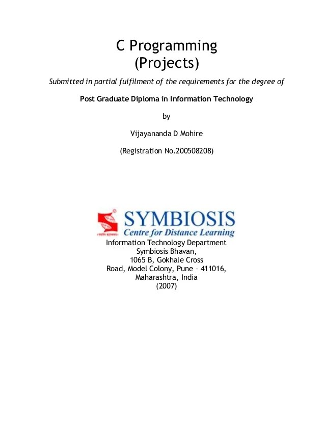 C Programming Project