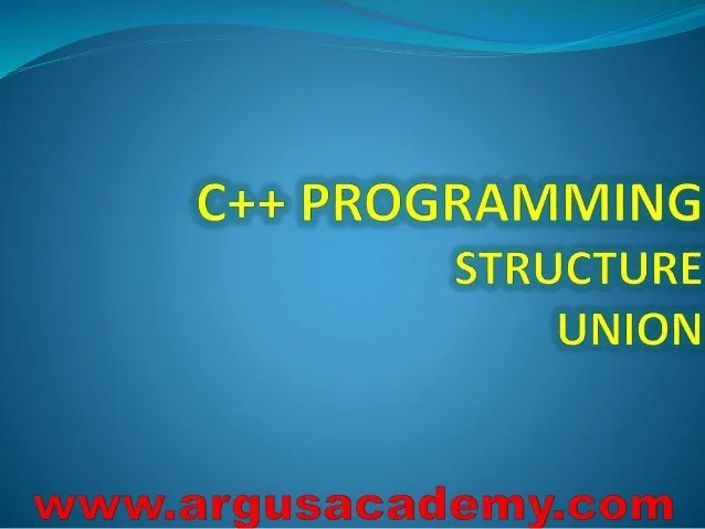 union c++