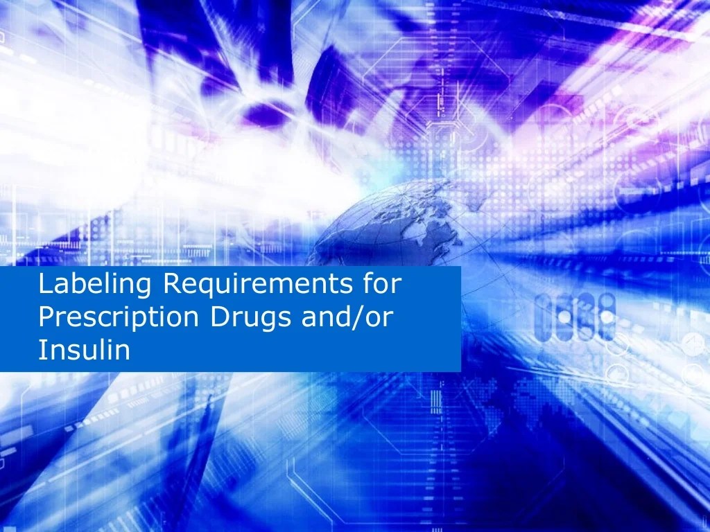 Labeling of Drugs 21 CFR Part 201