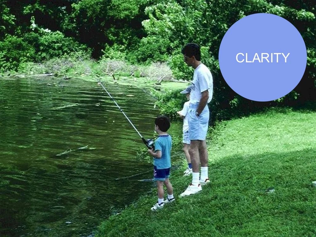 Clarity? Fishing analogy CLARITY