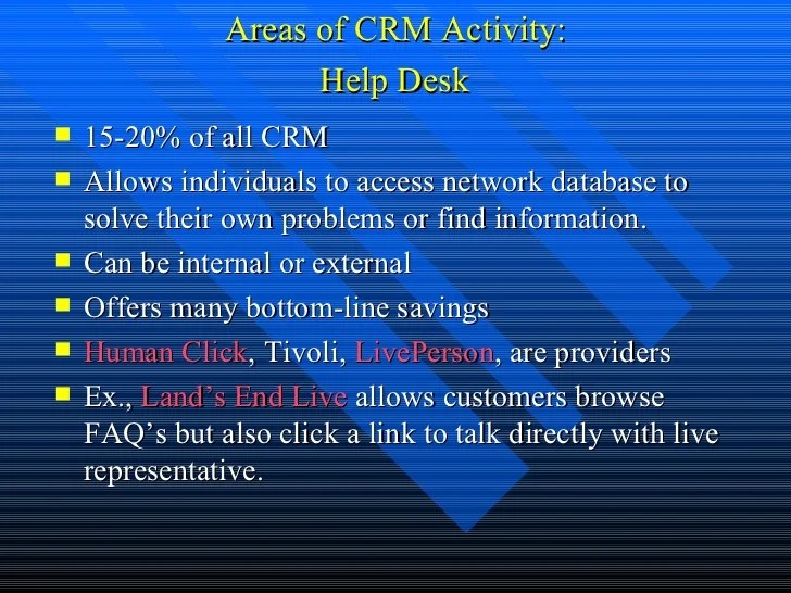 Crm objectives