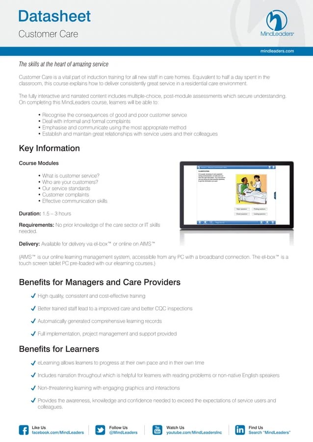 Customer Care eLearning PDF