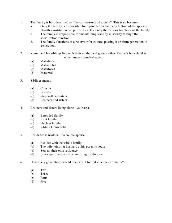 Cxc social studies questions1