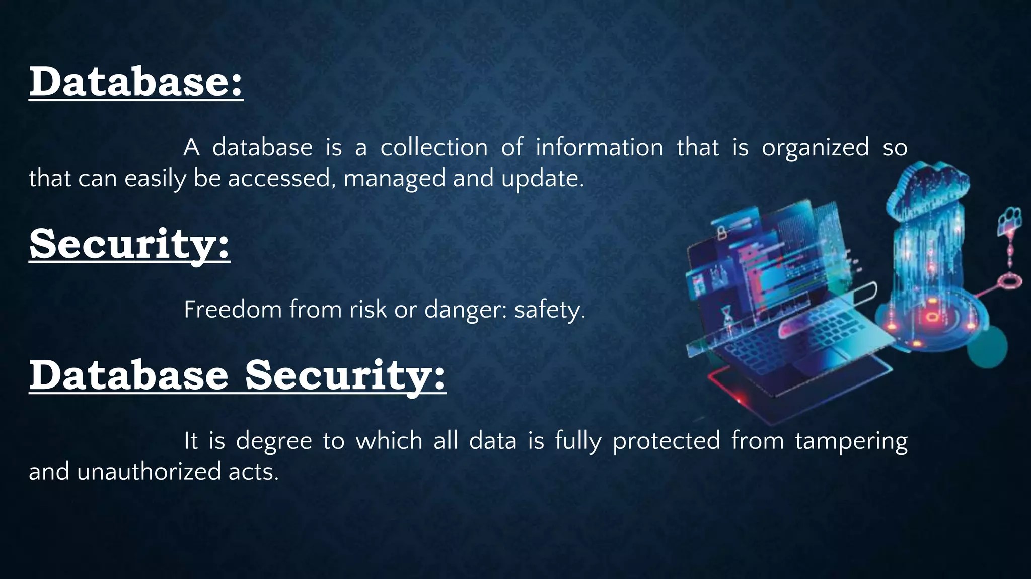Database security PPTX