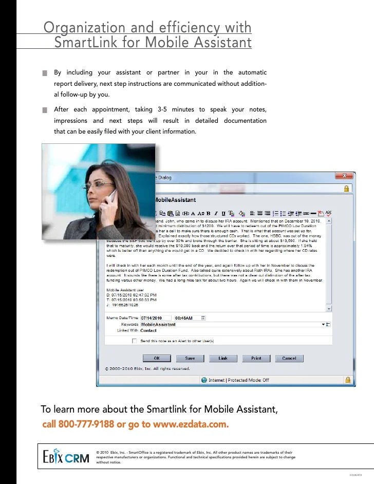 Ebix CRM SmartOffice Integration