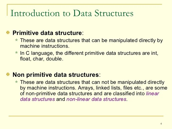 Data structures
