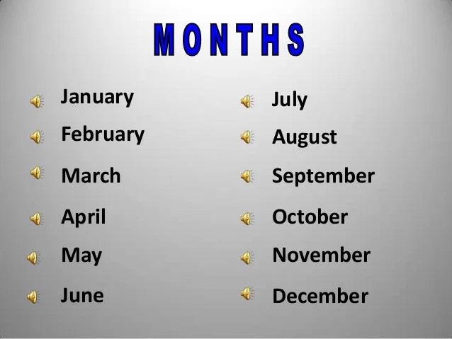 Dates and times