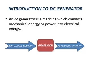 Linear Dc generator | PPT