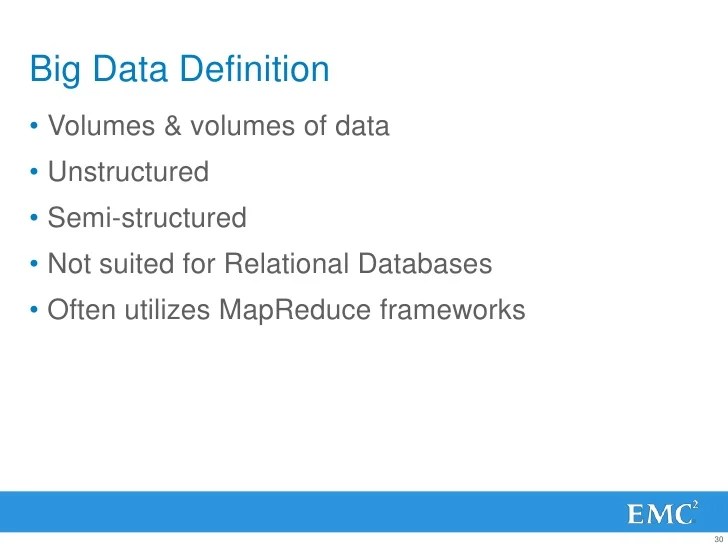 Intro to Big Data and NoSQL