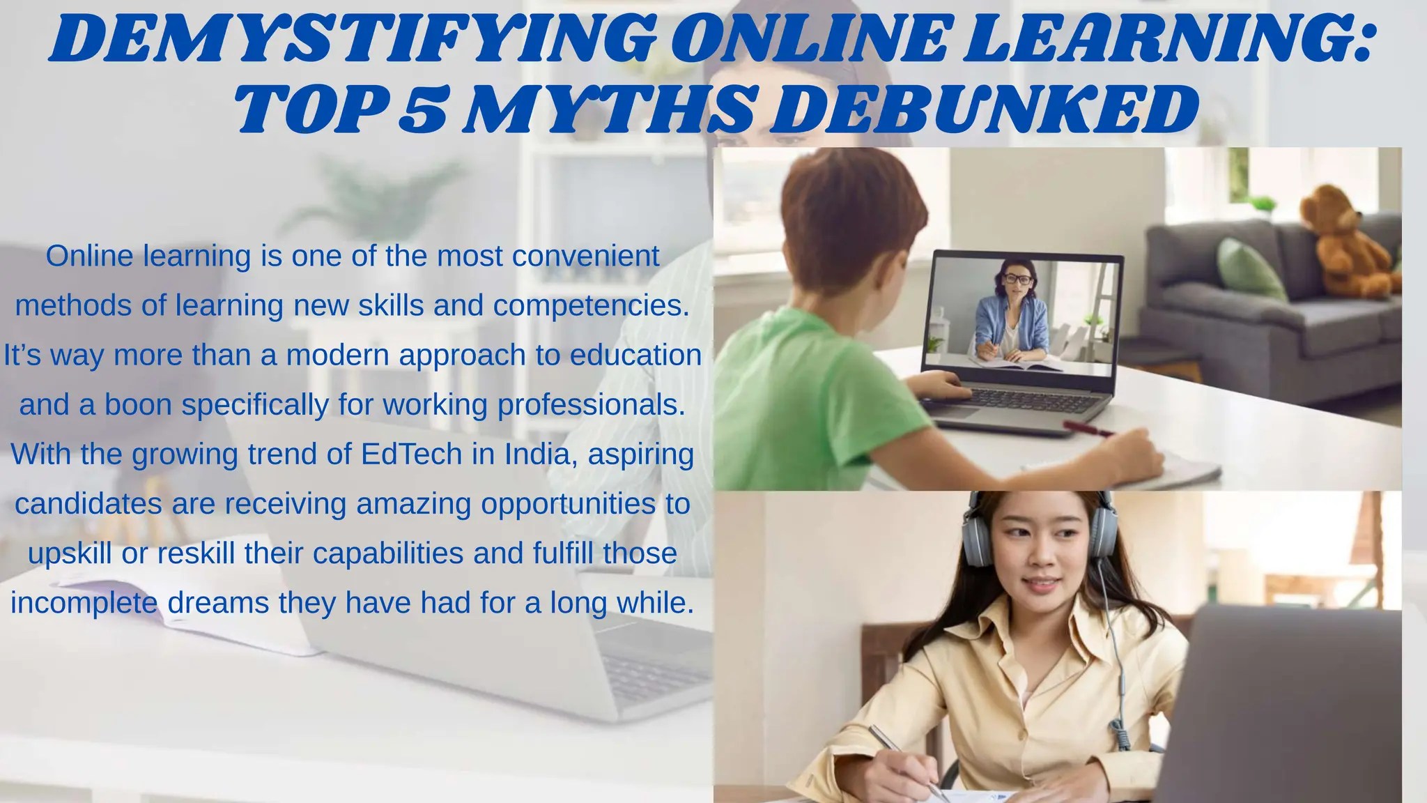 Demystifying Online Learning Top 5 Myths Debunked. PPT