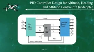 Design and Simulation of Drone Flight Control Using PID Controller