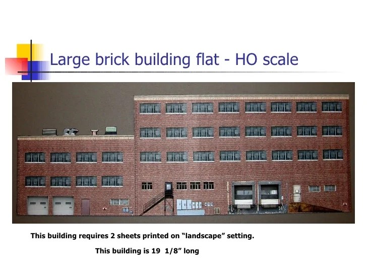 Free printable model train buildings diy Rail road