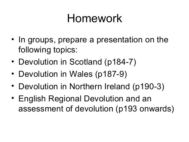What Are The 3 Types Of Devolution slide share