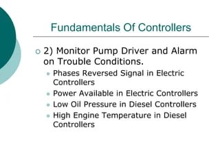 Diesel Fire Pump Controllers | PDF