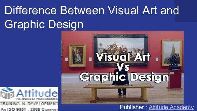 Difference between visual art and graphic design