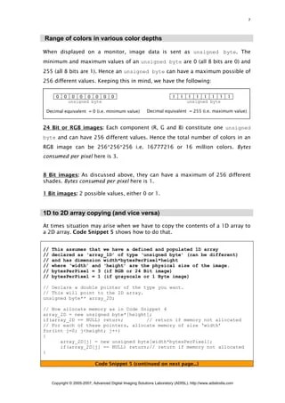 Digital Image Processing: Programming Fundamentals | PDF