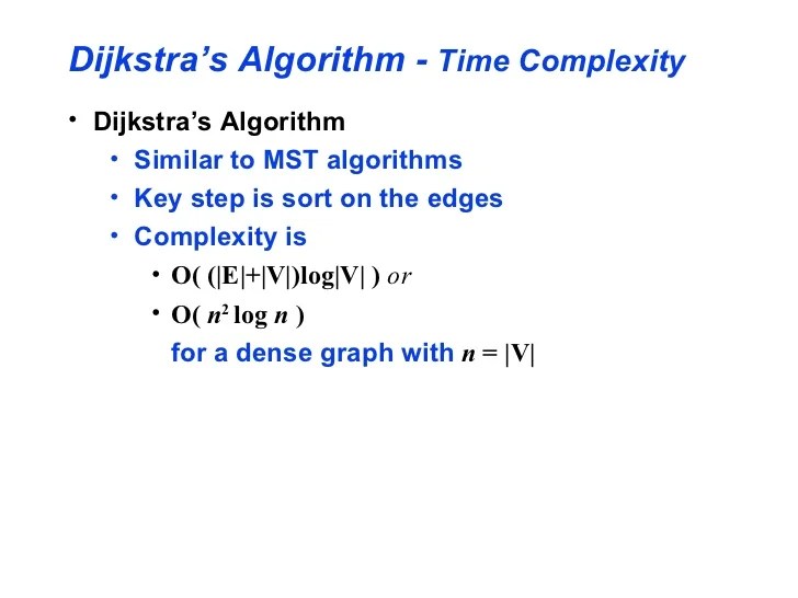 Dijkstra c