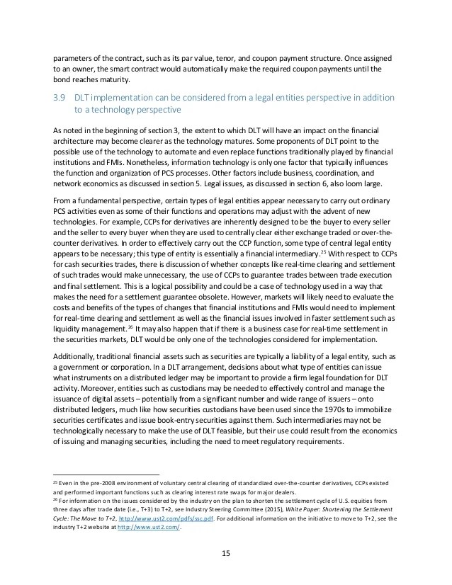 Distributed ledger technology in payments clearing and