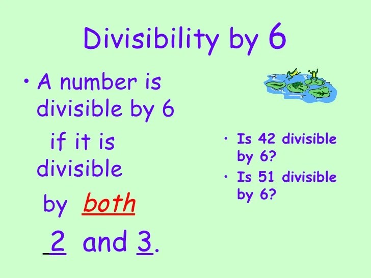Divisibility Rules