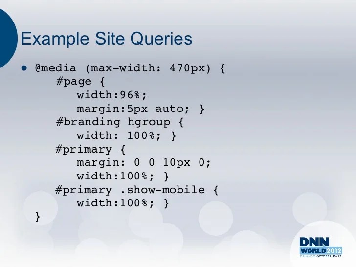 Responsive Web Design for
